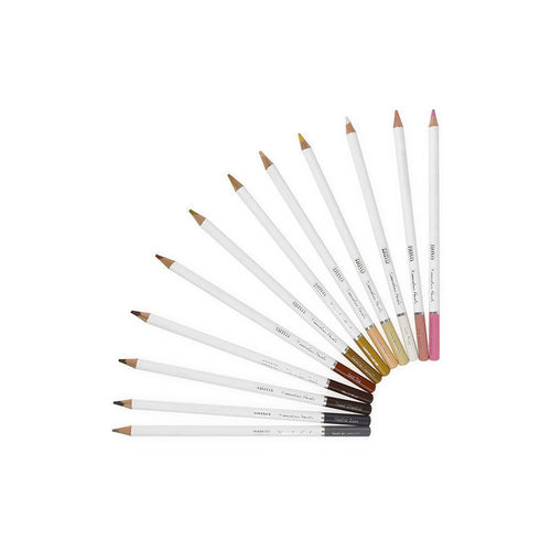 Nuvo Pens and Pencils Nuvo - Watercolour Pencils - Hair & Skin Tones - 521n