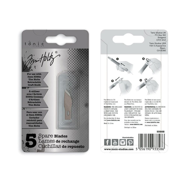 Tim Holtz Tools Tim Holtz - Retractable Craft Knife - Spare Blades (Wide Point) - 3358E
