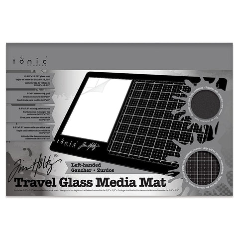 Tim Holtz Tools Tim Holtz - Travel Glass Media Mat - Left Handed - 2632e