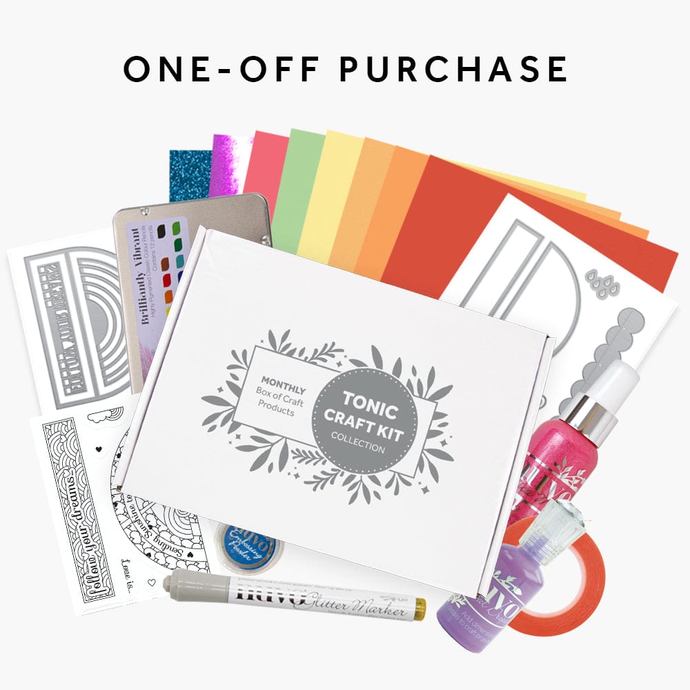 Tonic Craft Kit Tonic Craft Kit Tonic Craft Kit 67 - One Off Purchase - Follow Your Dreams Rainbow Box