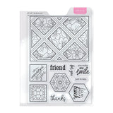 Load image into Gallery viewer, Tonic Studios bundle Hexagon &amp; Diamond - Stamp &amp; Die Set -BFM02