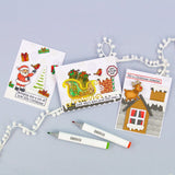 Load image into Gallery viewer, Tonic Studios bundle Santa&#39;s Sleigh Stamp &amp; Blister Showcase Set - BDAY22-2
