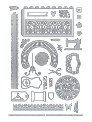 Tonic Studios bundle Tonic - Sew Crafty Collection - 5024e