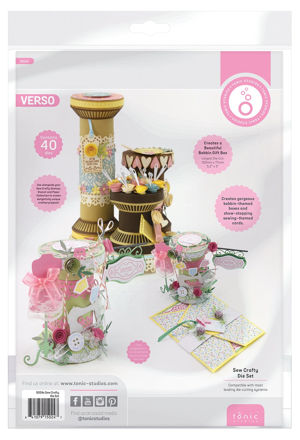 Tonic Studios bundle Tonic - Sew Crafty Collection - 5024e