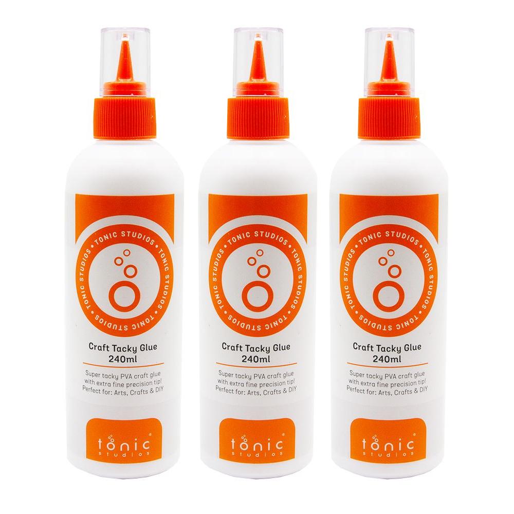 Tonic Studios bundle Tonic Studios - Craft Tacky Glue - 240ml PVA Glue (3/PK) - CB013