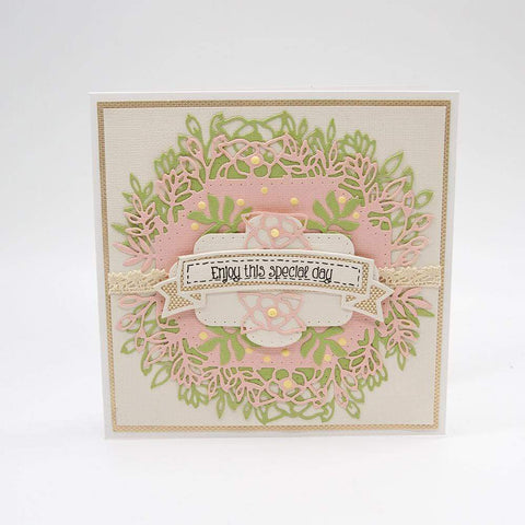 Tonic Studios bundle Tonic Studios - Fanciful Floral Frame Creator Die & Stamp Showcase Set - SHOW9