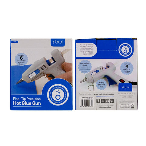 Tonic Studios bundle Tonic Studios - Fine Tip Precision Hot Glue Gun - 2 Free Glue Stick Packs (24pcs) - CB025