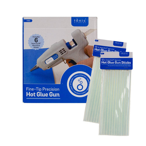 Tonic Studios bundle Tonic Studios - Fine Tip Precision Hot Glue Gun - 2 Free Glue Stick Packs (24pcs) - CB025