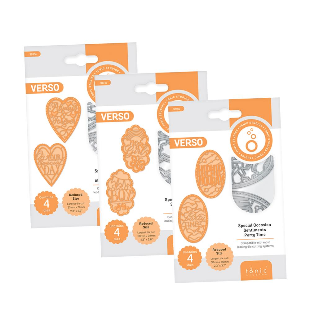Tonic Studios bundle Tonic Studios - Special Occasions Sentiment Die Collection - 262B