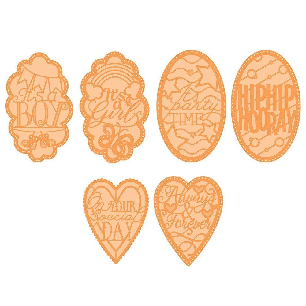 Tonic Studios bundle Tonic Studios - Special Occasions Sentiment Die Collection - 262B