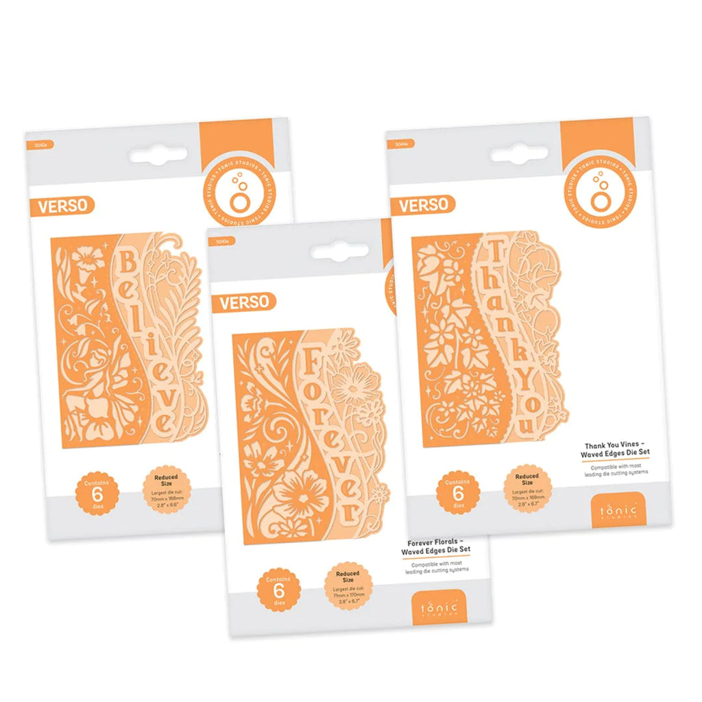 Tonic Studios Designers Choice Waved Edges Die Set Collection Bundle - DB089