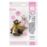 Load image into Gallery viewer, Tonic Studios Die Cutting Alluring Perfume Bottle Sweet Fragrance Die Set - 4263E