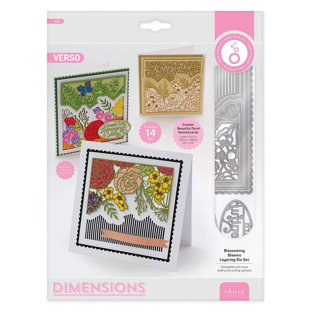 Tonic Studios Die Cutting Blossoming Blooms Die Set - 4588E