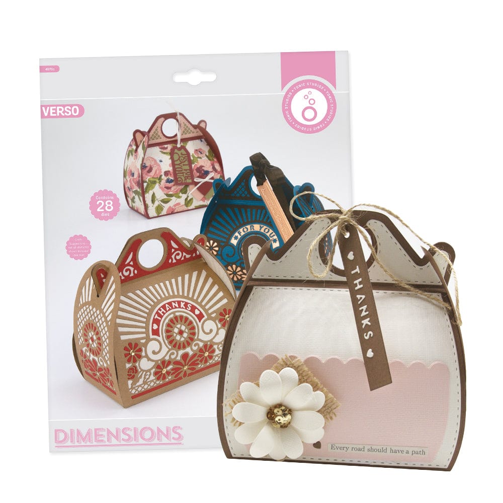 Tonic Studios Die Cutting Delicate Floral Handbag Die Set - 4978E