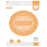 Load image into Gallery viewer, Tonic Studios Die Cutting Elegant Oval Layering Die Set - Hugs &amp; Kisses - 4897E