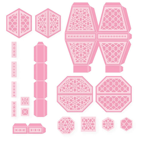 Tonic Studios Die Cutting Eternity Vase Gift Box Die Set - 5179e