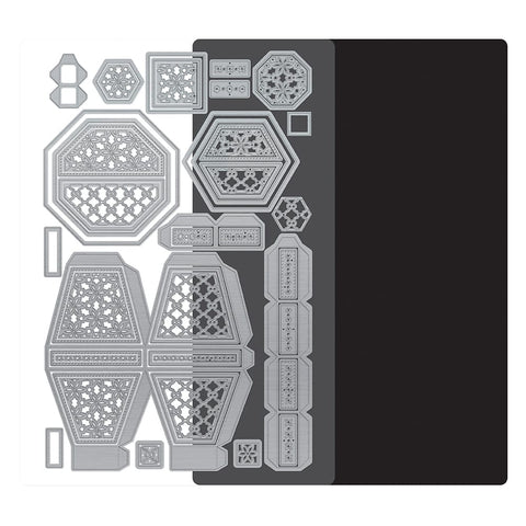Tonic Studios Die Cutting Eternity Vase Gift Box Die Set - 5179e