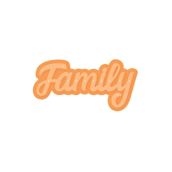 Tonic Studios Die Cutting Family Sentiments Die Set - 4184E