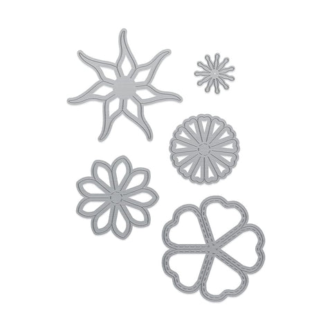 Tonic Studios Die Cutting Flawless Flower Creations - Bouquet & Sentiment Die Set - DB086