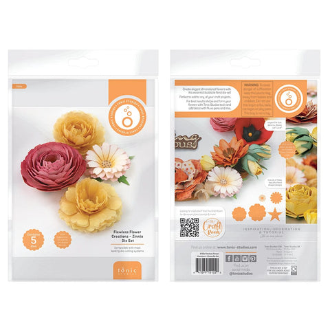 Tonic Studios Die Cutting Flawless Flower Creations - Bouquet & Sentiment Die Set - DB086