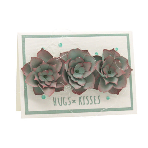 Tonic Studios Die Cutting Flawless Flower Creations - Bouquet & Sentiment Die Set - DB086
