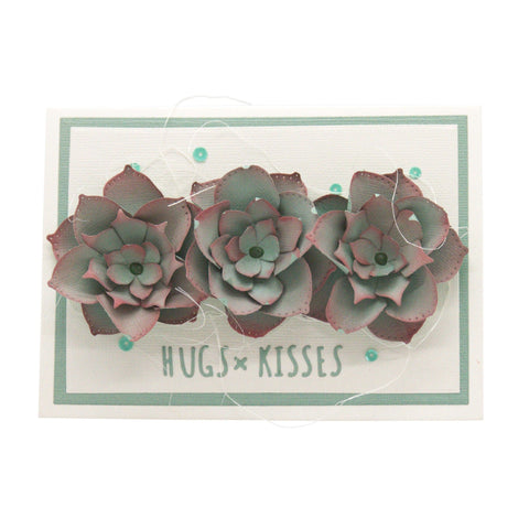Tonic Studios Die Cutting Flawless Flower Creations - Bouquet & Sentiment Die Set - DB086