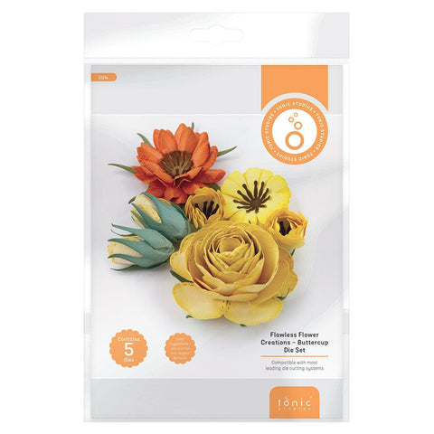 Tonic Studios Die Cutting Flawless Flower Creations - Buttercup Die Set - 5121e
