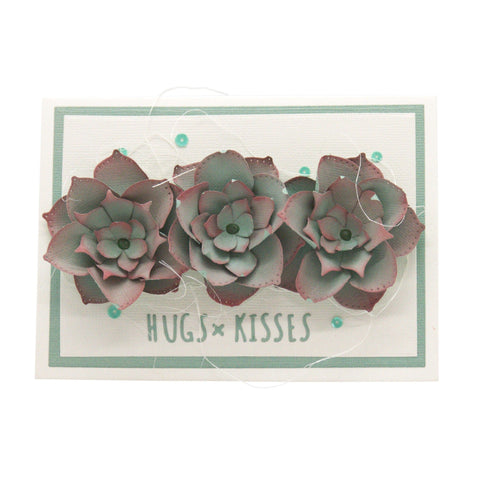 Tonic Studios Die Cutting Flawless Flower Creations - Succulents - 5123e