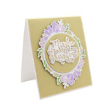 Load image into Gallery viewer, Tonic Studios Die Cutting Foliage Frames &amp; Inspiring Sentiments - Circle Die Set - 5100E