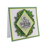 Load image into Gallery viewer, Tonic Studios Die Cutting Foliage Frames &amp; Inspiring Sentiments - Diamond Die Set - 5101E