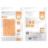 Load image into Gallery viewer, Tonic Studios Die Cutting Folksy Floral Primrose Frames Die Set - 5118E