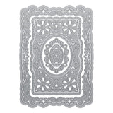 Load image into Gallery viewer, Tonic Studios Die Cutting Folksy Floral Primrose Frames Die Set - 5118E