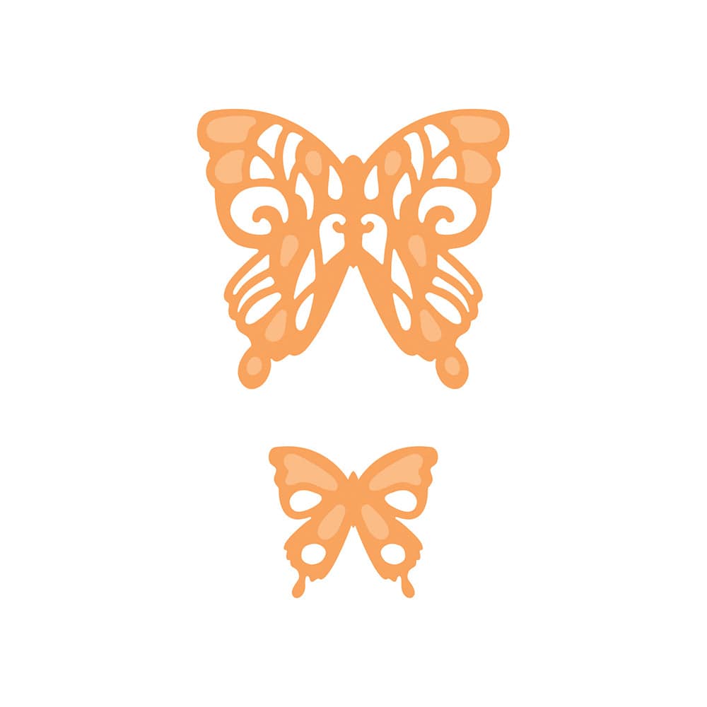 Tonic Studios Die Cutting Layered Butterflies - Peacock Die Set - 4751E