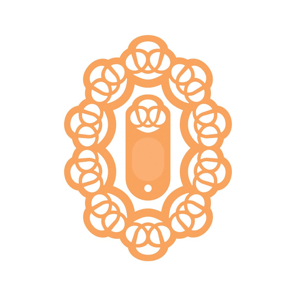 Tonic Studios Die Cutting Loopy Lace Frame & Tag Die Set - 4687E