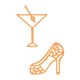 Load image into Gallery viewer, Tonic Studios Die Cutting Party Heels &amp; Cocktails Die Set - 4707E
