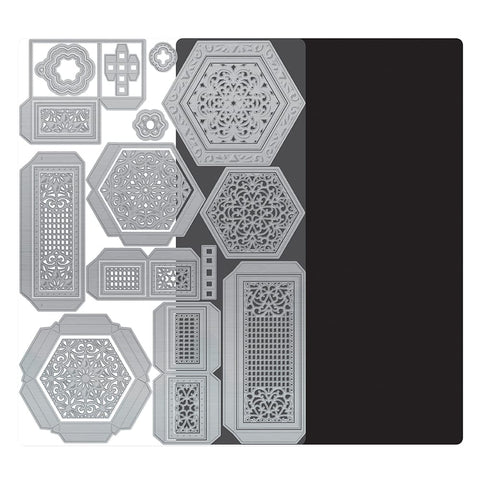 Tonic Studios Die Cutting Perfect Pergola Box - Showcase Die Set - 5062e