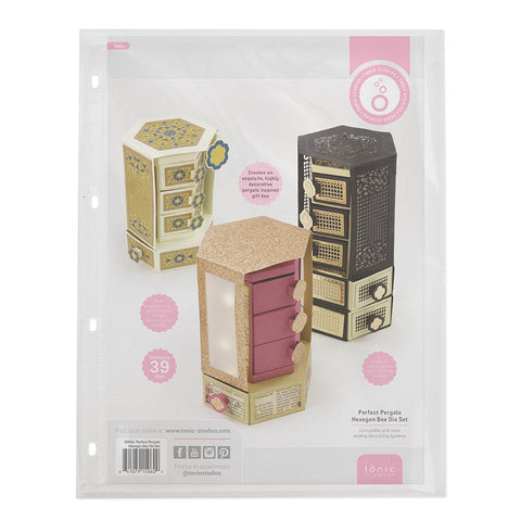 Tonic Studios Die Cutting Perfect Pergola Box - Showcase Die Set - 5062e
