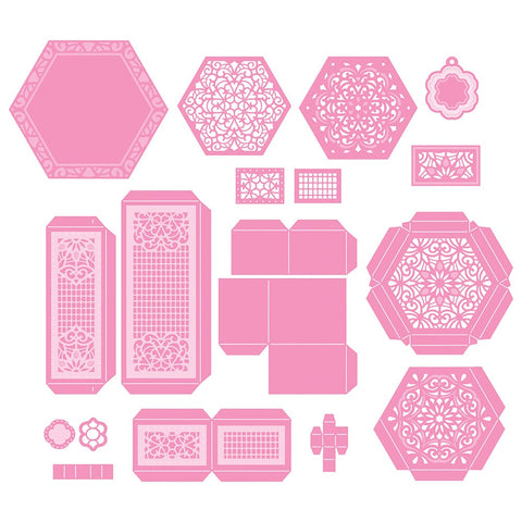 Tonic Studios Die Cutting Perfect Pergola Box - Showcase Die Set - 5062e