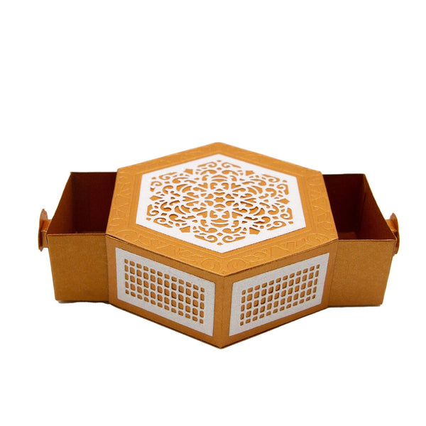 Tonic Studios Die Cutting Perfect Pergola Hexagon Box Die Set - Showcase - 5062e