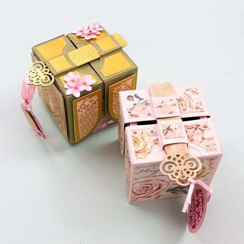 Tonic Studios Die Cutting Ribbon and Key Gift Box Die Set - 5242e