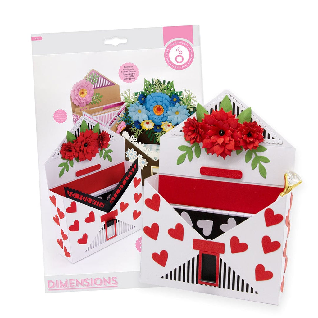 Tonic Studios Die Cutting Sent With Love Gift Box Die Set - 4585E