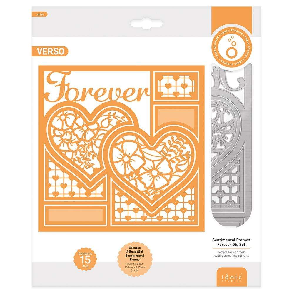 Tonic Studios Die Cutting Sentimental Frames Forever Die Set - 4336E