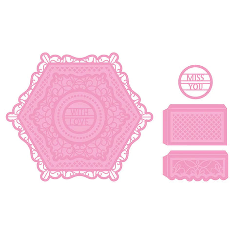 Tonic Studios Die Cutting Tonic - Delightful Decadence - Hexagon Gift Box - 5082e