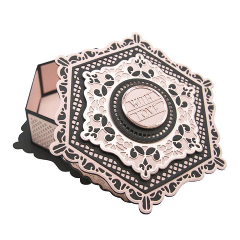 Tonic Studios Die Cutting Tonic - Delightful Decadence - Hexagon Gift Box - 5082e