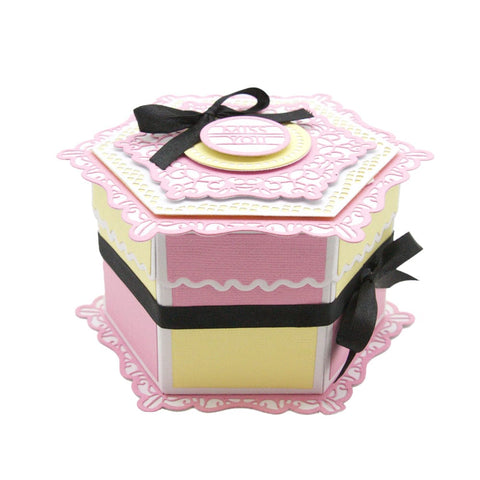 Tonic Studios Die Cutting Tonic - Delightful Decadence - Hexagon Gift Box - 5082e