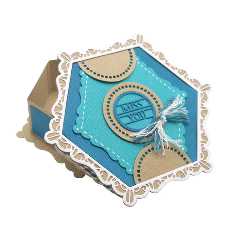 Tonic Studios Die Cutting Tonic - Delightful Decadence - Hexagon Gift Box - 5082e