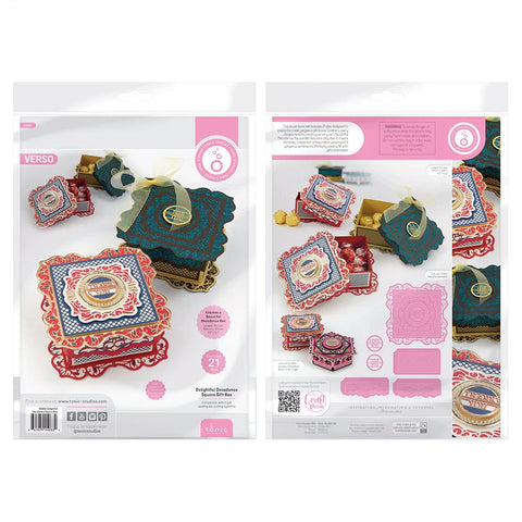 Tonic Studios Die Cutting Tonic - Delightful Decadence- Square Gift Box - 5083e