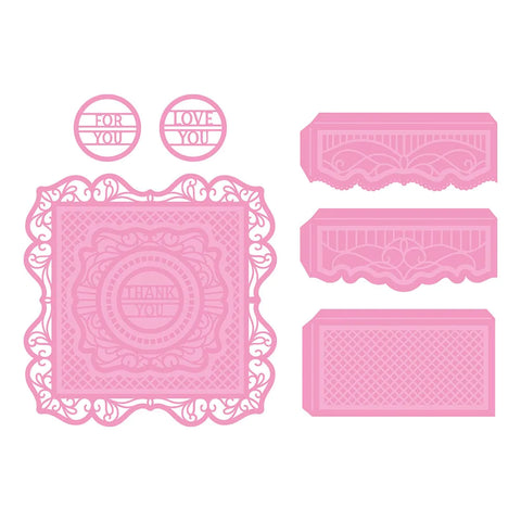 Tonic Studios Die Cutting Tonic - Delightful Decadence- Square Gift Box - 5083e