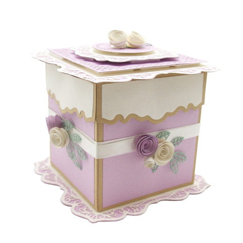 Tonic Studios Die Cutting Tonic - Delightful Decadence- Square Gift Box - 5083e