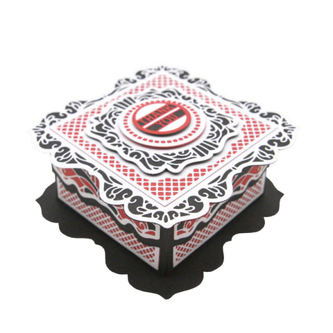 Tonic Studios Die Cutting Tonic - Delightful Decadence- Square Gift Box - 5083e